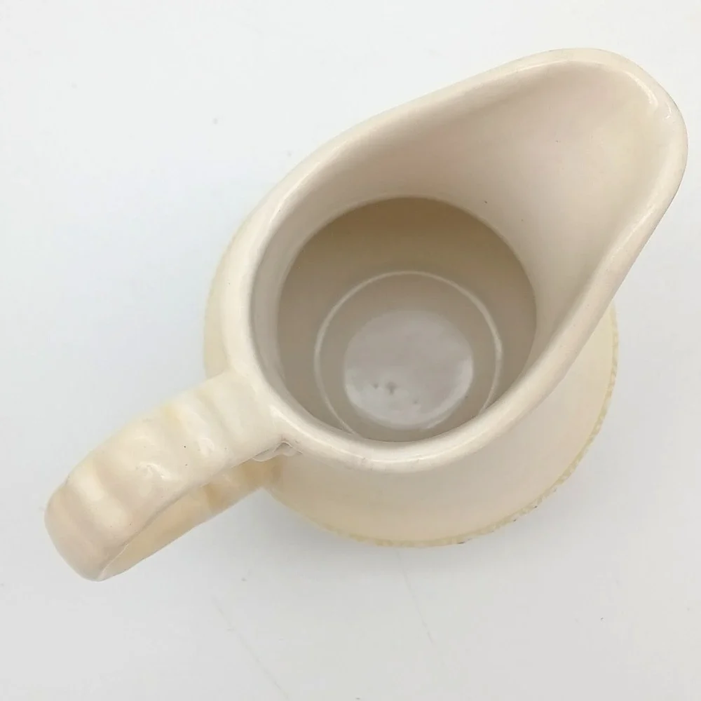 Vintage Metlox Poppytrail Della Robbia Sugar Bowl Creamer Set Vernonware